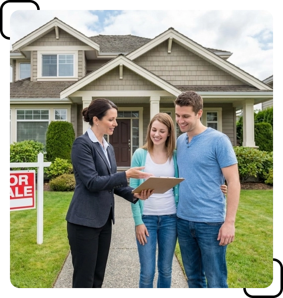 Family discussing Loan Services in Summerville with an advisor