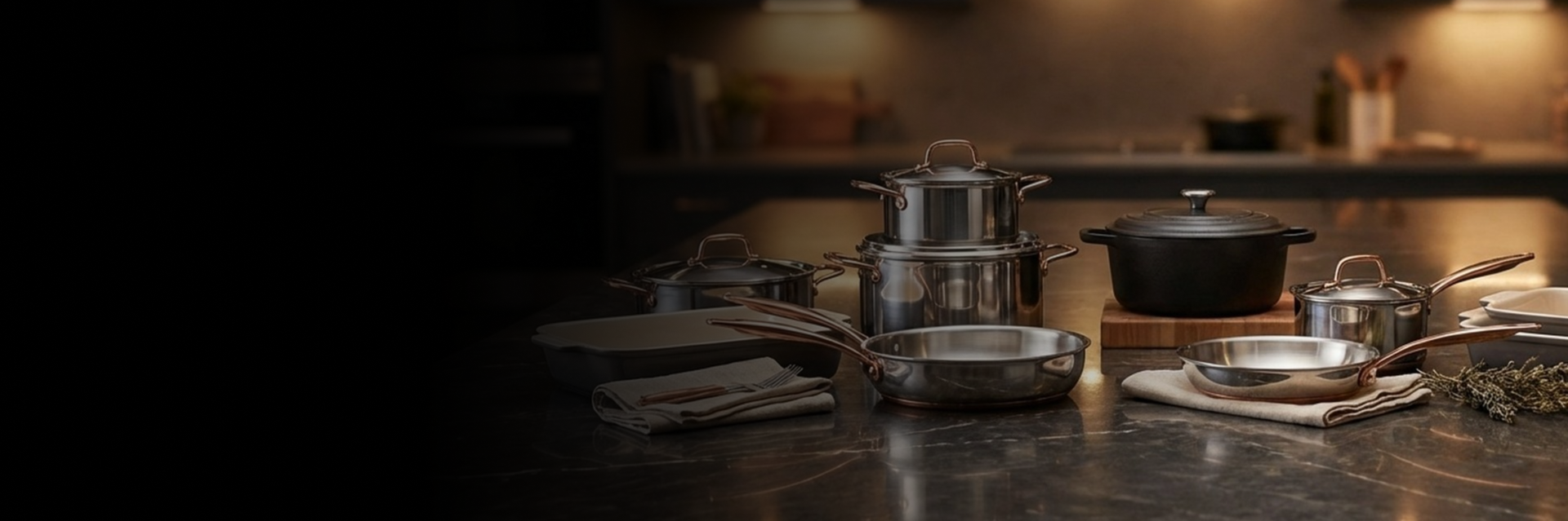 Home cook using cookware sets online for meal prep in Oshawa, Canada