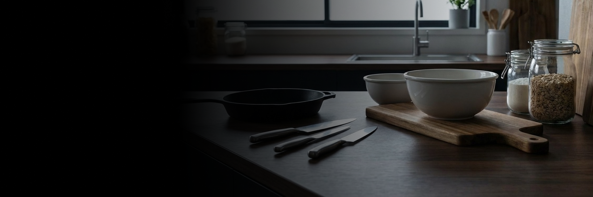 Organized kitchen featuring essential kitchenware in Oshawa, Canada