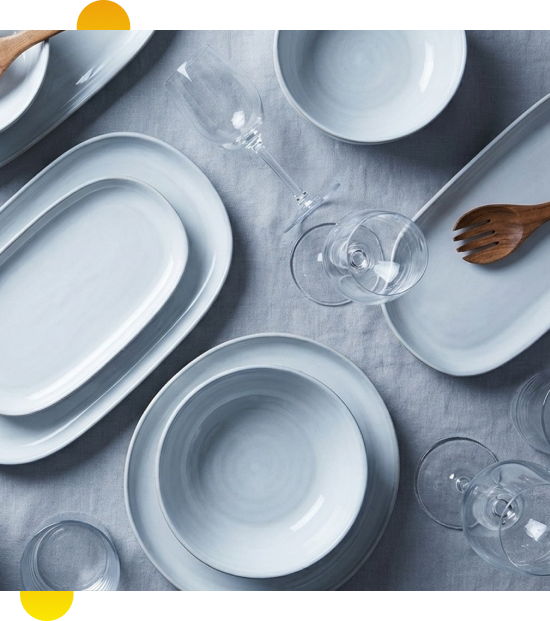 Countertop arranged with essential kitchenware in Oshawa, Canada