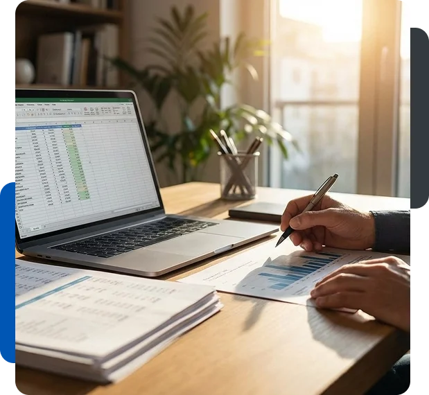 Monthly Financial Report Preparation