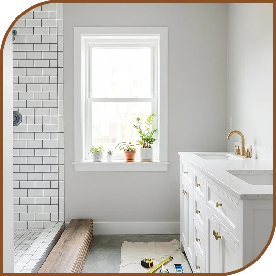 A renovation team working on a home project showcasing general contractor expertise in Edmonton.