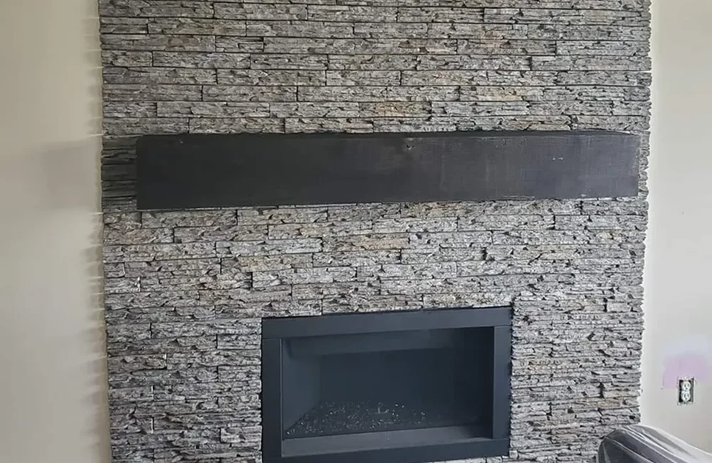 A finished living space created through home renovations services in Edmonton with clean design details.
