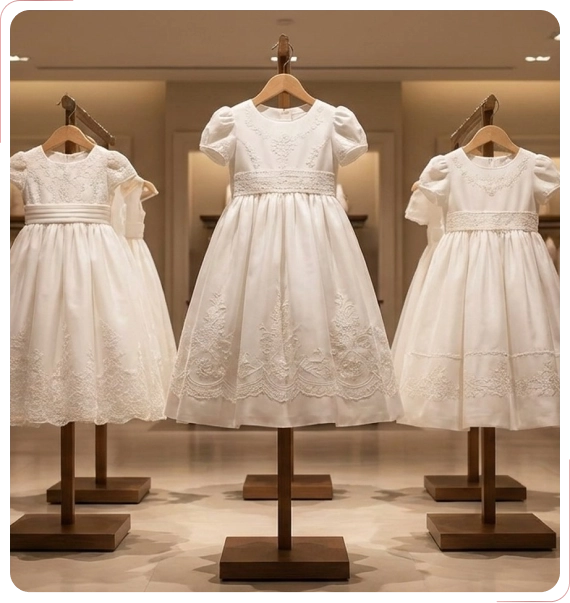 Traditional First Communion Dresses with Timeless Elegance