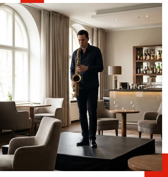 Live Sax Lounge Background Music