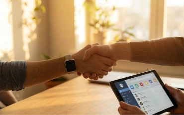 Team managing hiring through office staffing services in New Haven