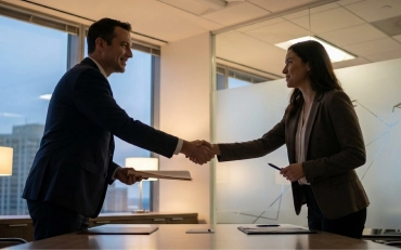 Candidate screening for office staffing services in New Haven office