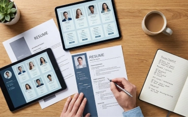 Business team planning hires with staffing services in New Haven