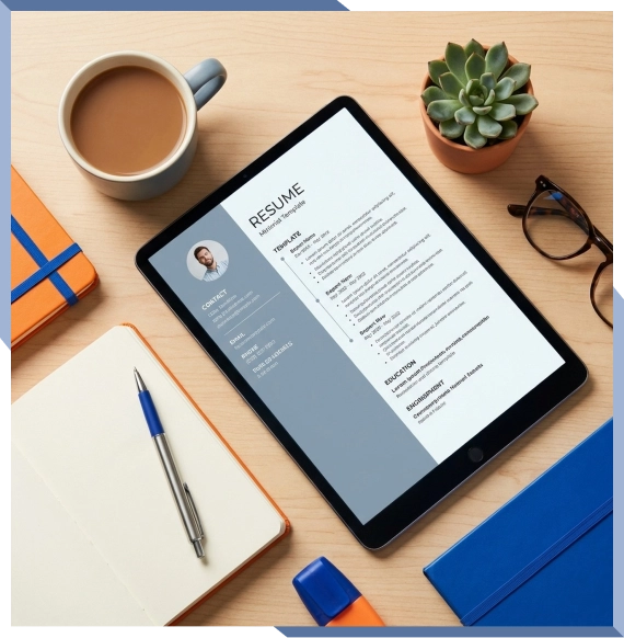 Career coach guiding resume edits in New Haven office