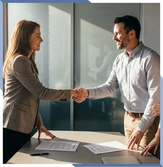 Hiring manager using office staffing services in Branford