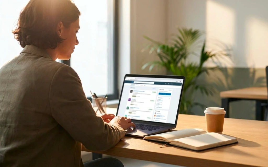 Paralegal recruiters interviewing candidate in office