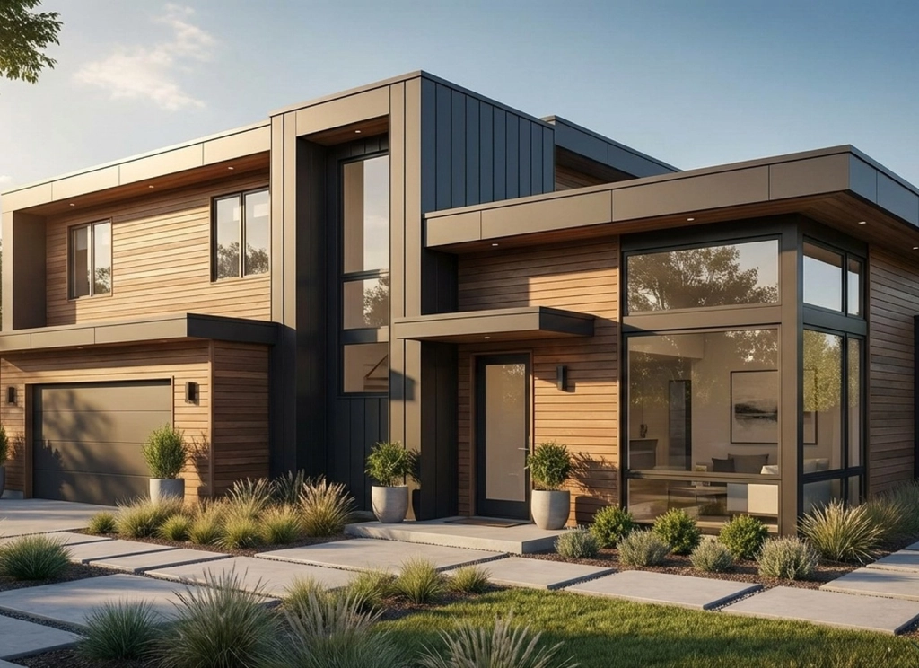 A realtor meeting clients in Brampton, Ontario to discuss their next move.