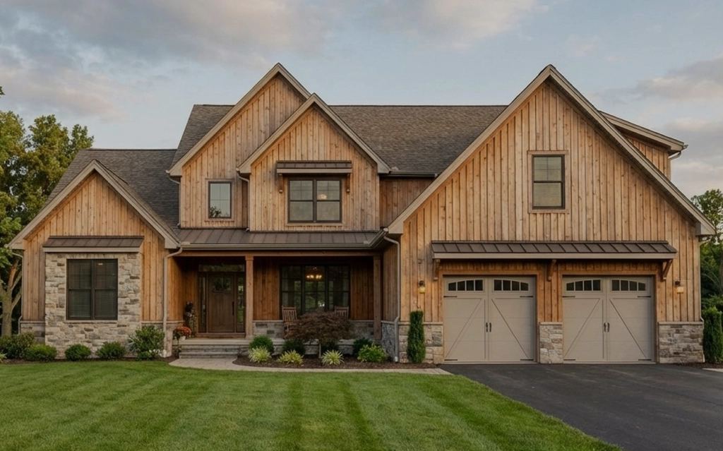A professional real estate agent meeting clients in Brampton, Ontario to discuss their goals.