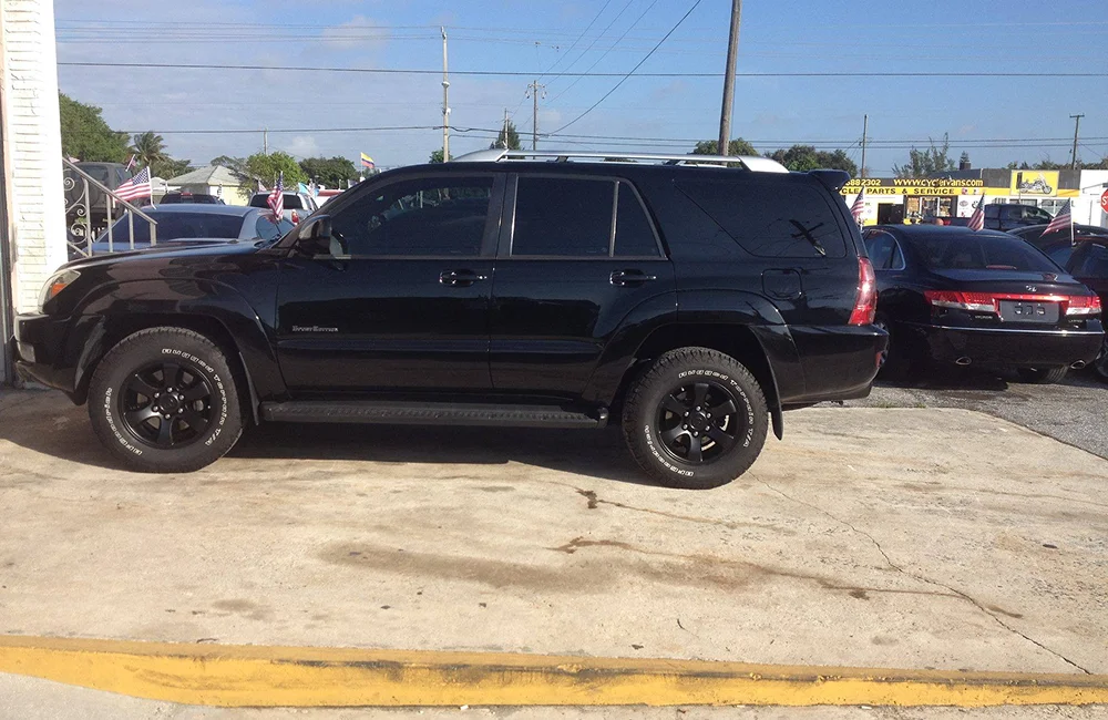 Completed vehicle with glossy finish displayed in Merriam shop