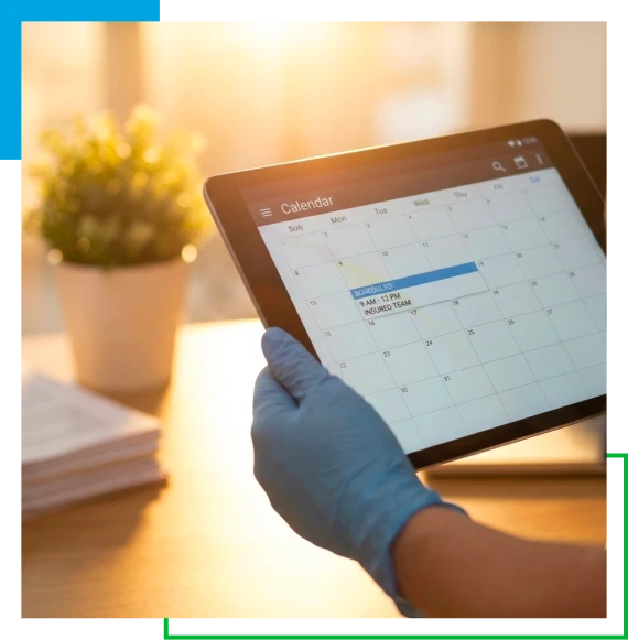 Predictable scheduling with insured teams
