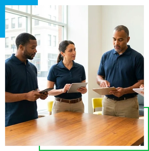 Office Janitorial Team Onboarding