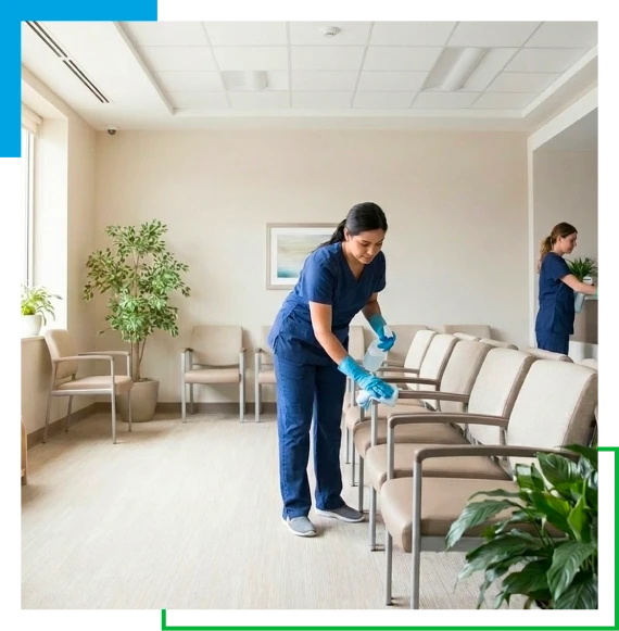 Comprehensive Waiting Room Disinfection