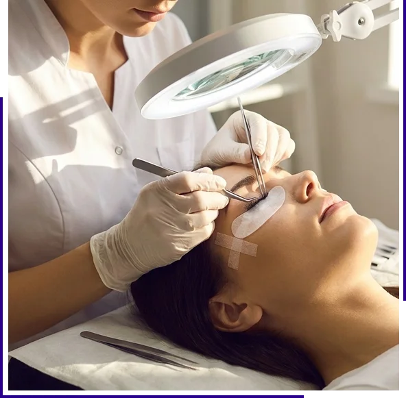 Classic Lash Extensions Application