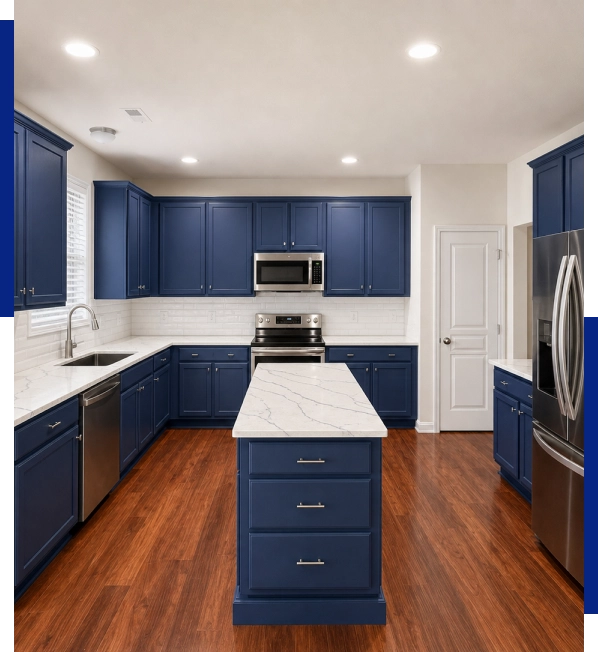 Detailed Cabinet Surface Preparation