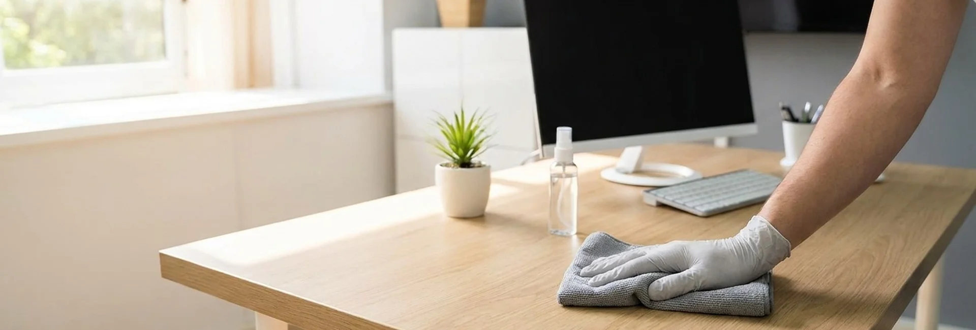 Cleaner providing residential cleaning services in Carrollwood in a home