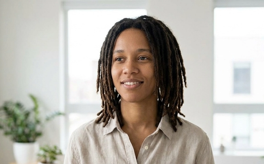 Products For Natural Hair featured in a clean and stylish retail display.