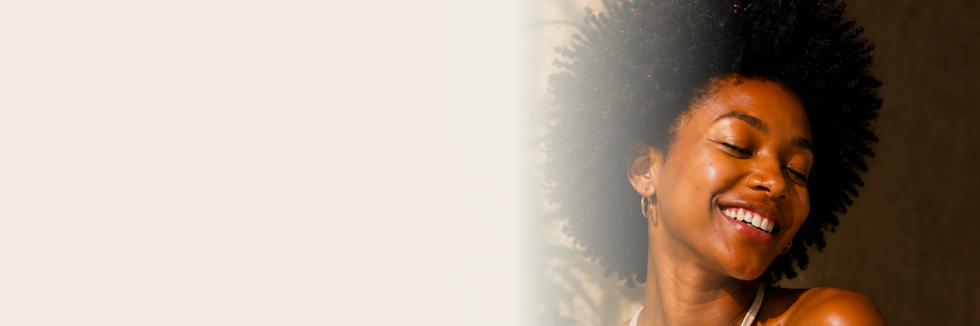 Customer exploring Natural Hair Care Products in a modern retail environment.