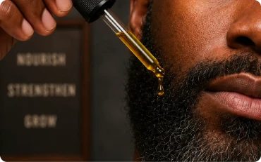 Close-up of handcrafted oils and treatments designed for healthy hair care routines.