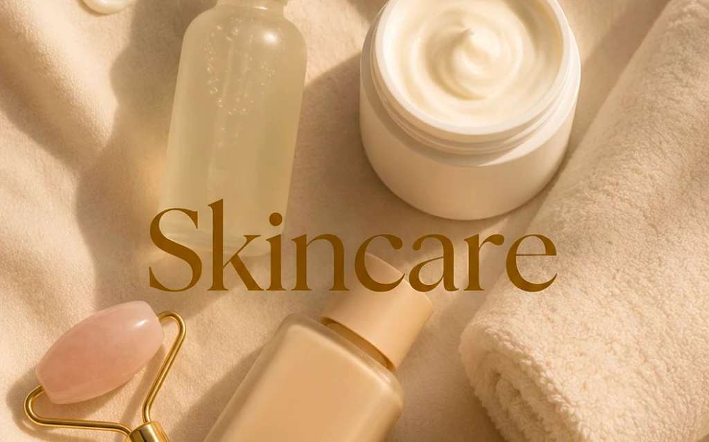 Skin Care Product displayed in a clean and modern beauty store.