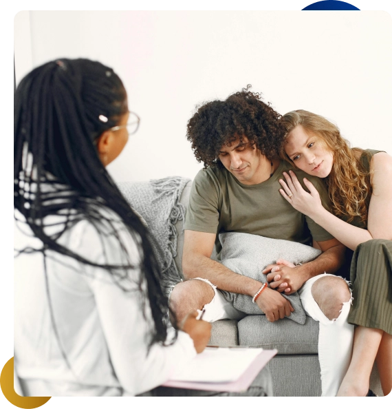 Life coach in Philadelphia, PA discussing goals with a young adult