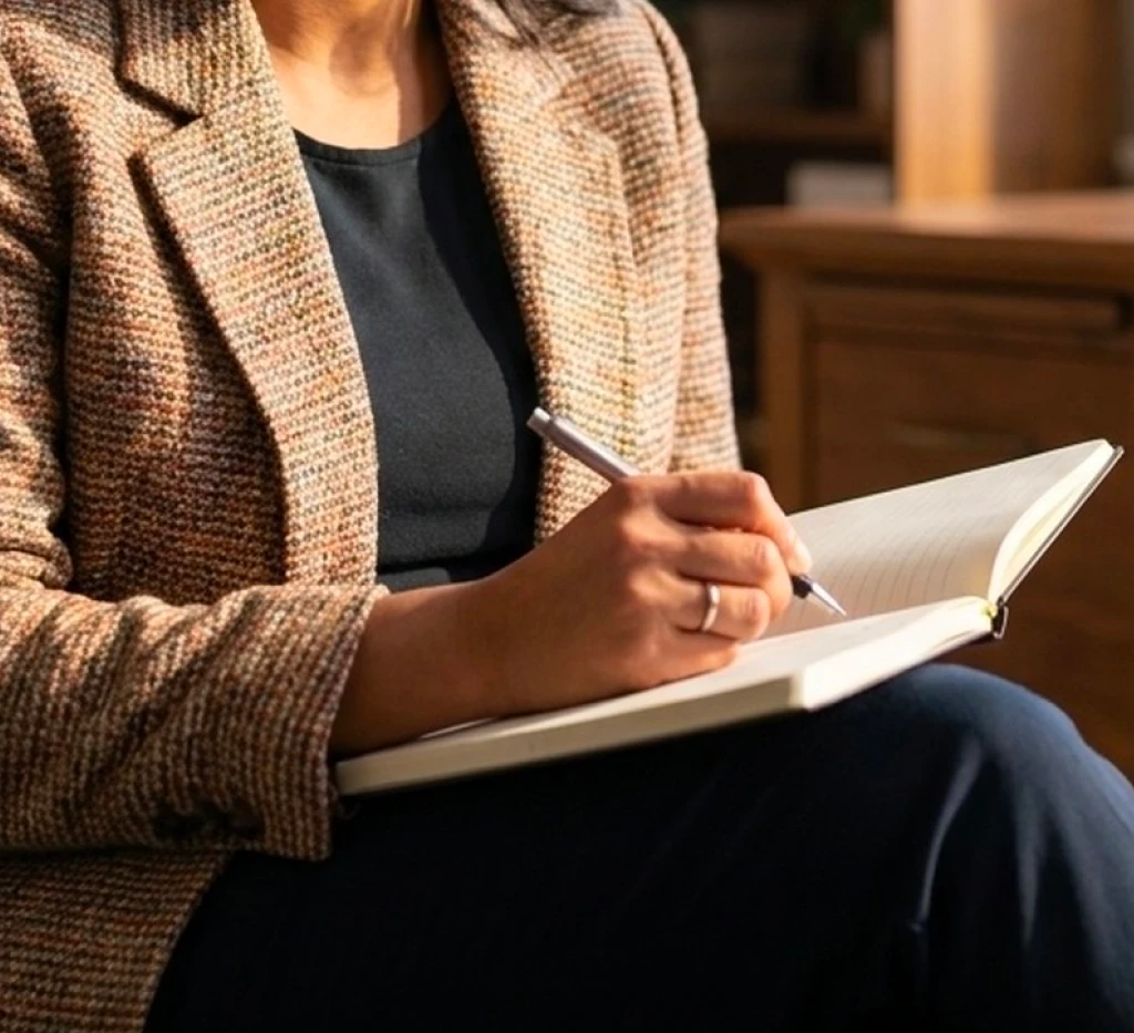 Client speaking with a mental health counselor and life coach in Philadelphia, PA