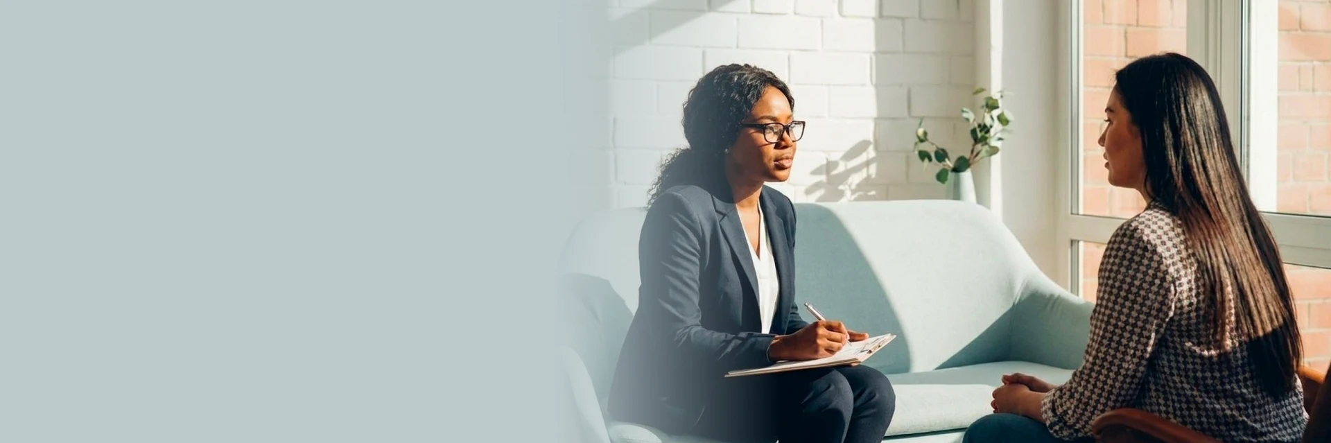 Client setting goals during life coaching in Philadelphia session