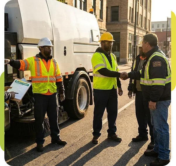 Safety-first, union-operated crews