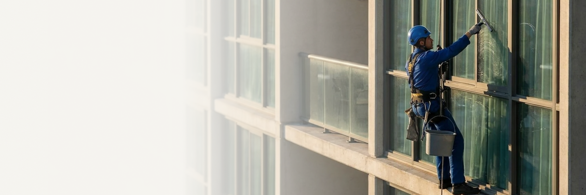 Cleaner conducting residential cleaning services in Atlanta apartments