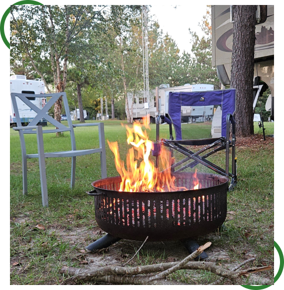 Full hookup RV park in Dothan, Alabama with shaded spaces