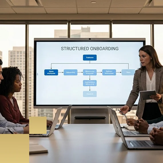 Structured Onboarding and Hands-On Training