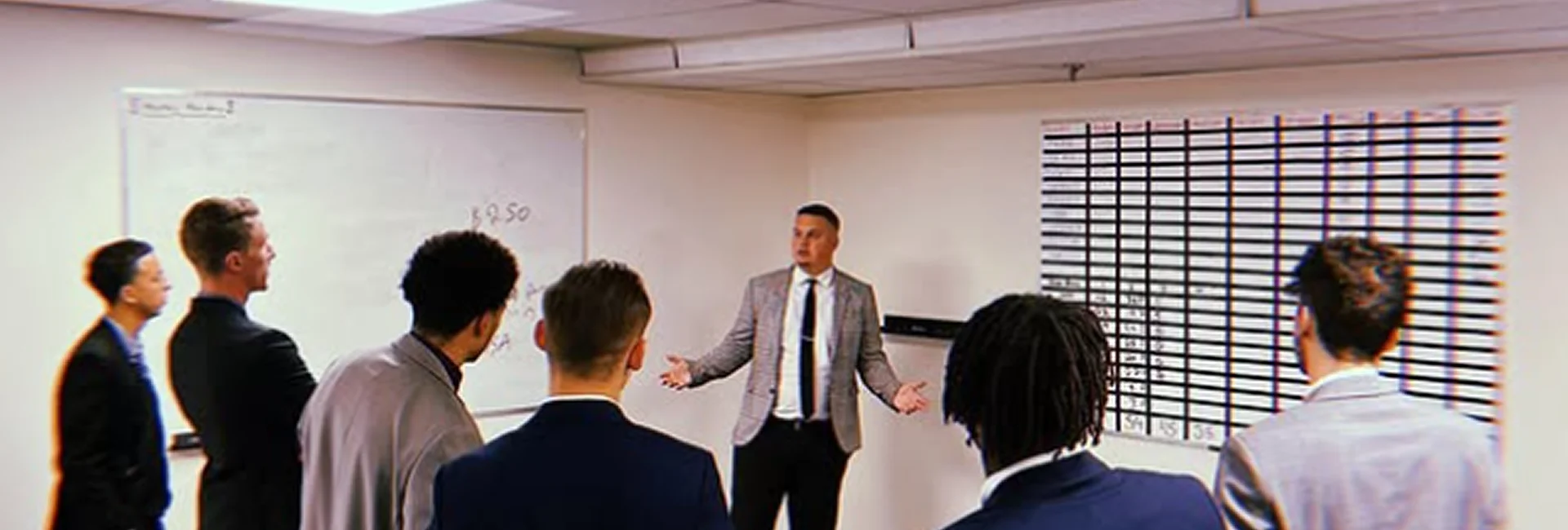 Team training session with mentors for sales careers in Toronto