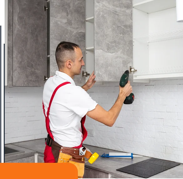 Map highlighting renovation service locations across Alberta
