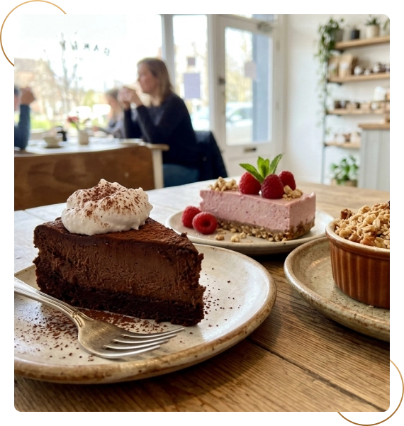 Gluten Free Vegan Desserts Offering