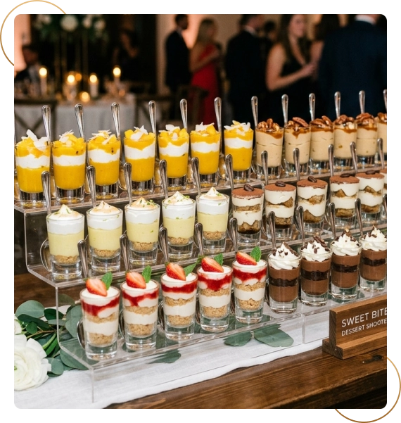 Custom Mini Dessert Shooter Design
