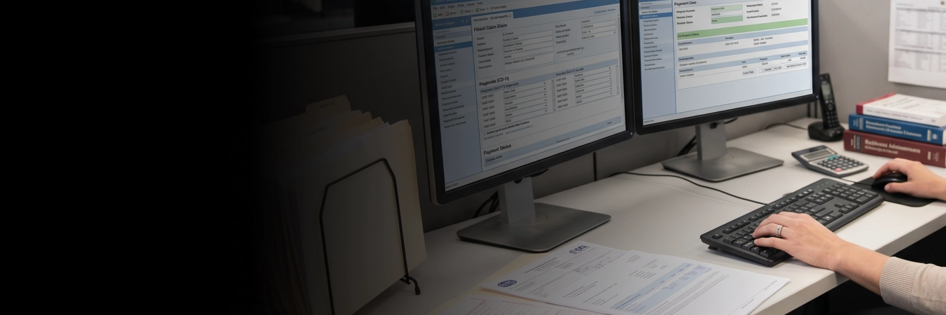 Billing specialists reviewing medical billing services in Plantation, Florida