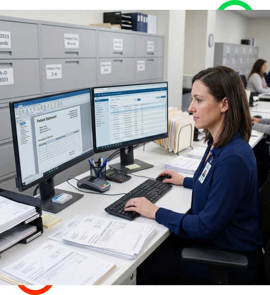 Staff organizing administrative services across Florida practices