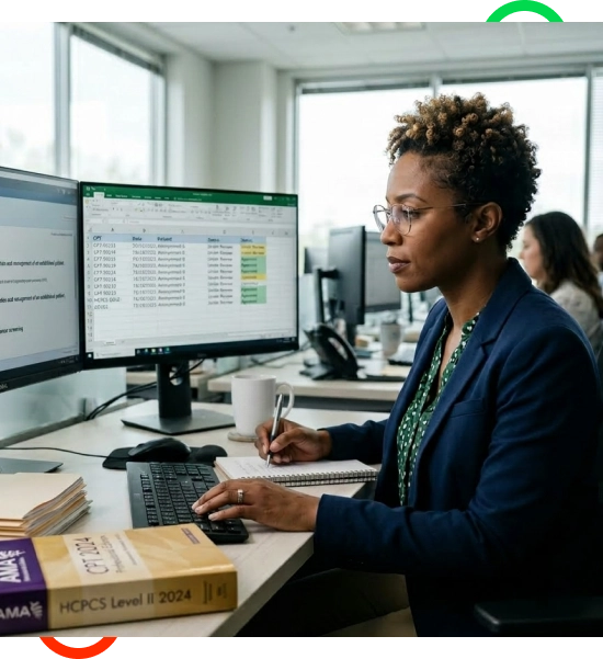 Healthcare office reviewing remote backup services in Plantation, Florida