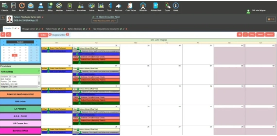 Healthcare staff reviewing EHR systems in Plantation, Florida