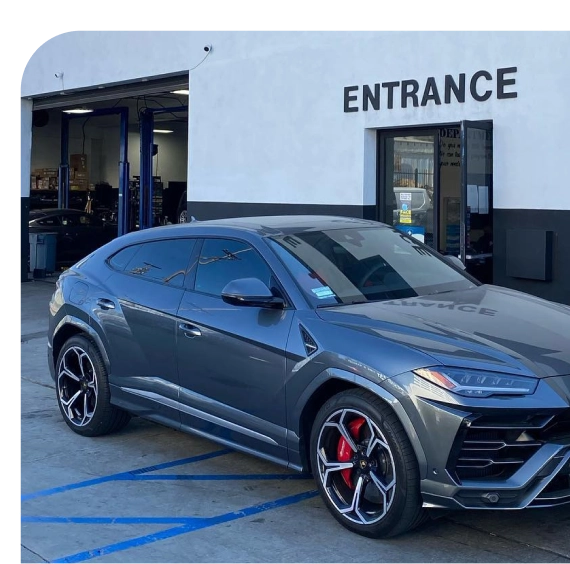 Electric vehicle serviced during electric Volkswagen repair in Los Angeles