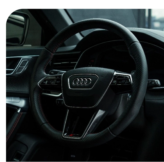 Mechanic working as electric Audi repair in Los Angeles specialist