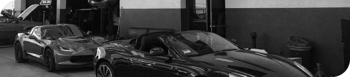 Customer car receiving car battery replacement in Los Angeles garage