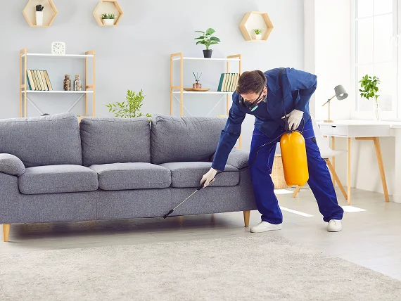 Fresh linens and tidy bedroom prepared for guest turnover — Airbnb cleaning services