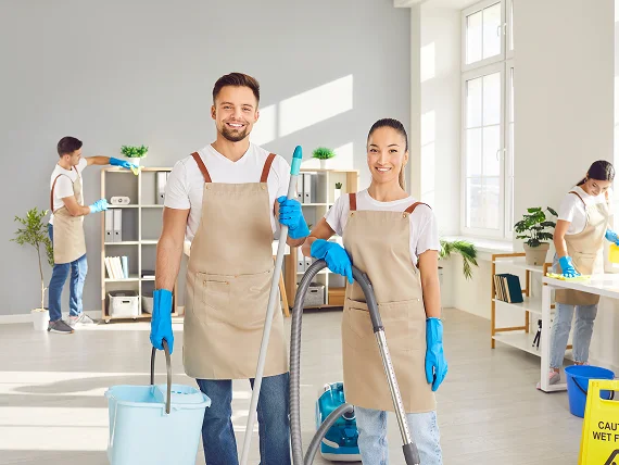 Classii cleaning team providing thorough service across varied spaces