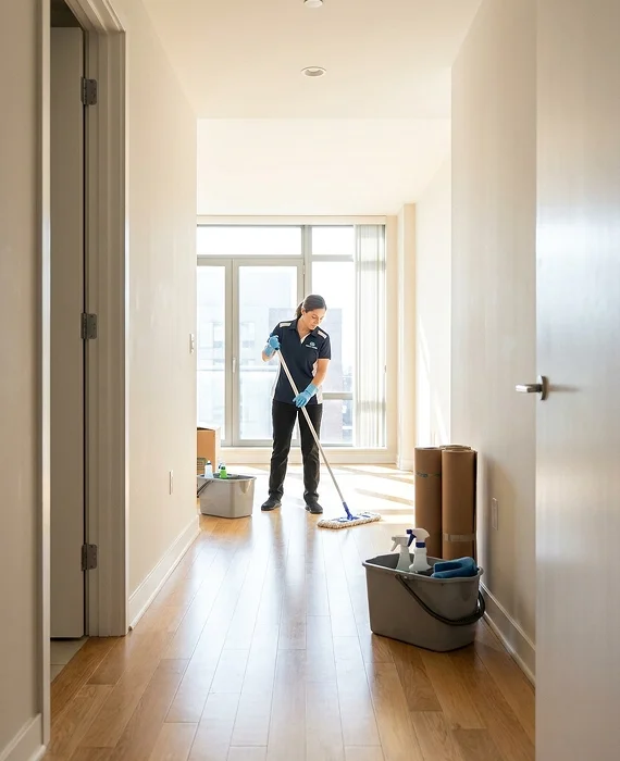 Empty home ready for new tenants after a thorough move-in cleaning — move-in and move-out cleaning service
