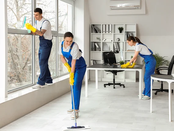 Residential cleaning services in Charlotte with organized living spaces